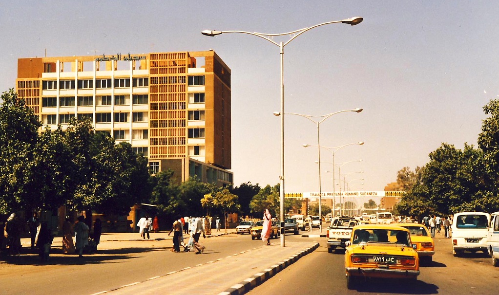 Sudanin p&auml;&auml;kaupungin keskustaa