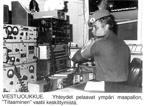 Malli-QSO cw:ll&auml; YKSV23-lehte&auml; varten