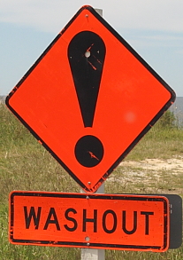 "Washout"-liikennemerkki