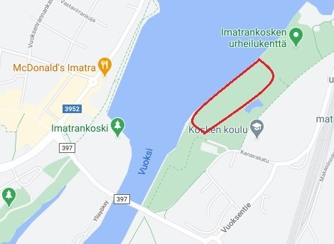 Imatran Kokoontumisajo kartalla