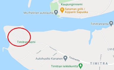 Sudenajon sijaintipaikka